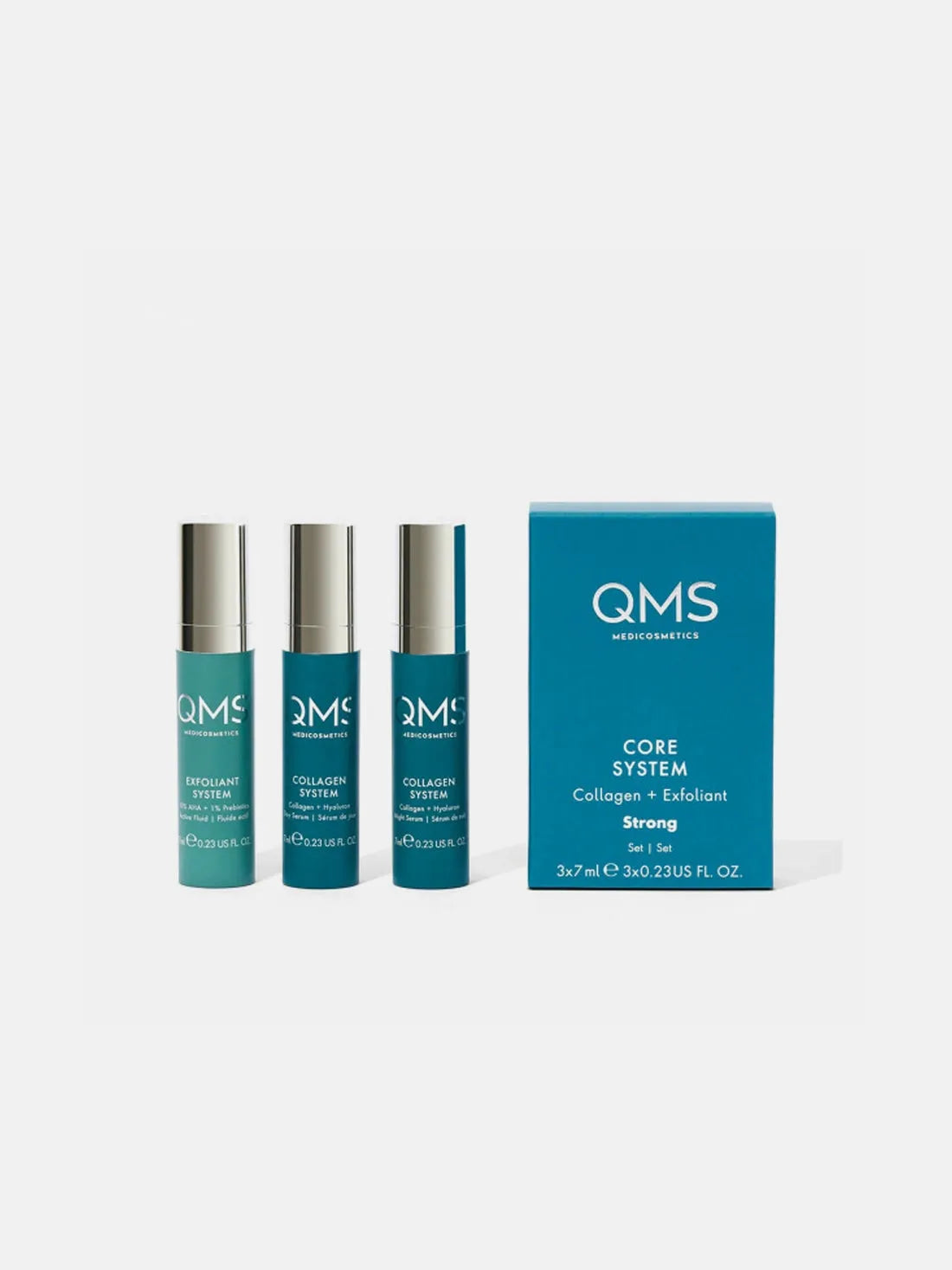 QMS Day &amp; Night 3-Step Core Routine Set Strong - Cryon